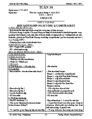 Giáo án điện tử Lớp 4 - Tuần 30 - Năm học 2014-2015 - Tòng Vinh Quang